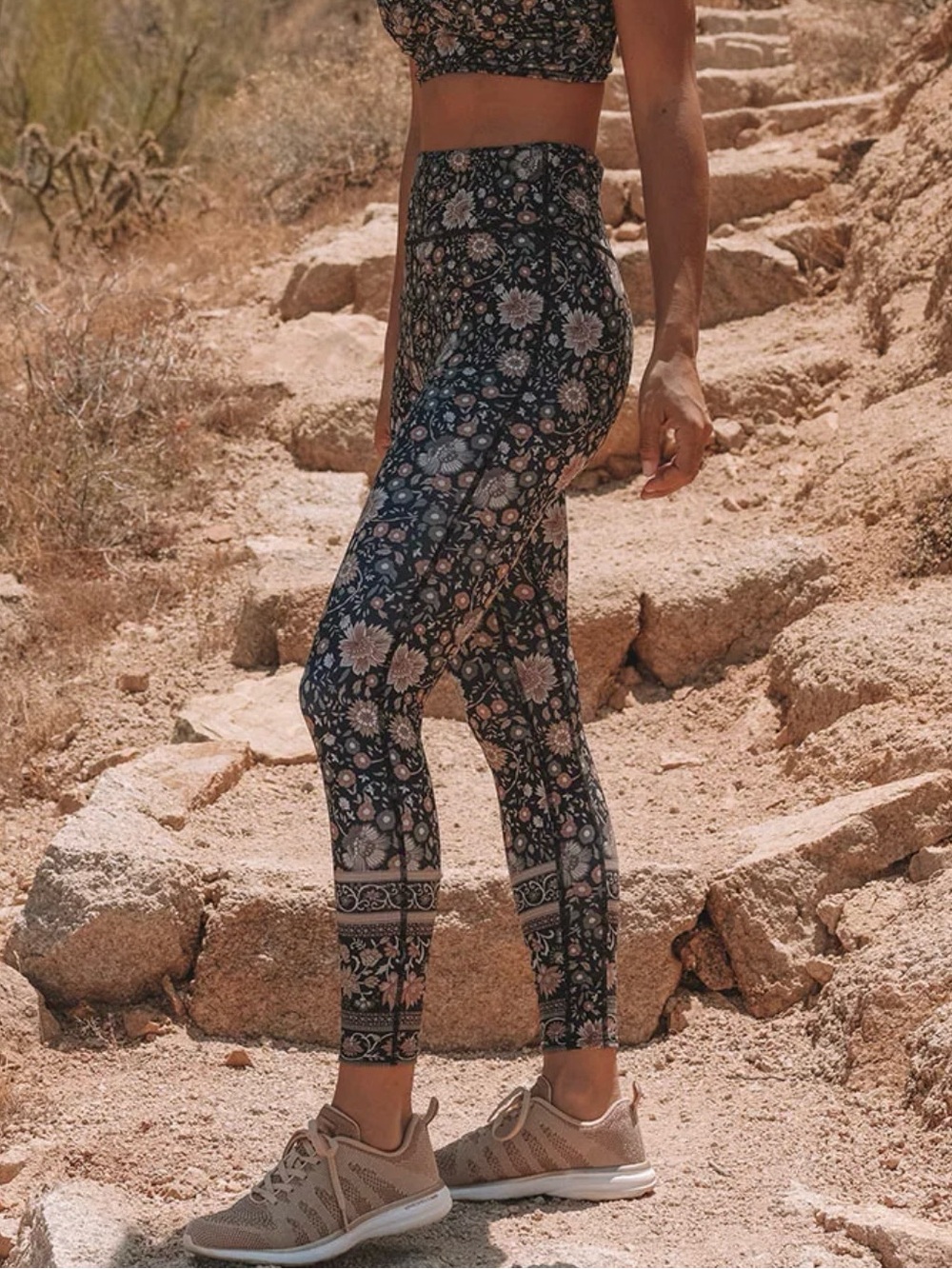 Spell Black Floral High-Waist Leggings
